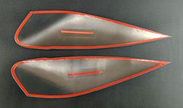 Накладки на фары широкие (реснички) для Mitsubishi Lancer 9 (2003-2010)